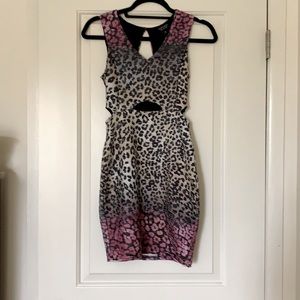 Top Shop animal print dress